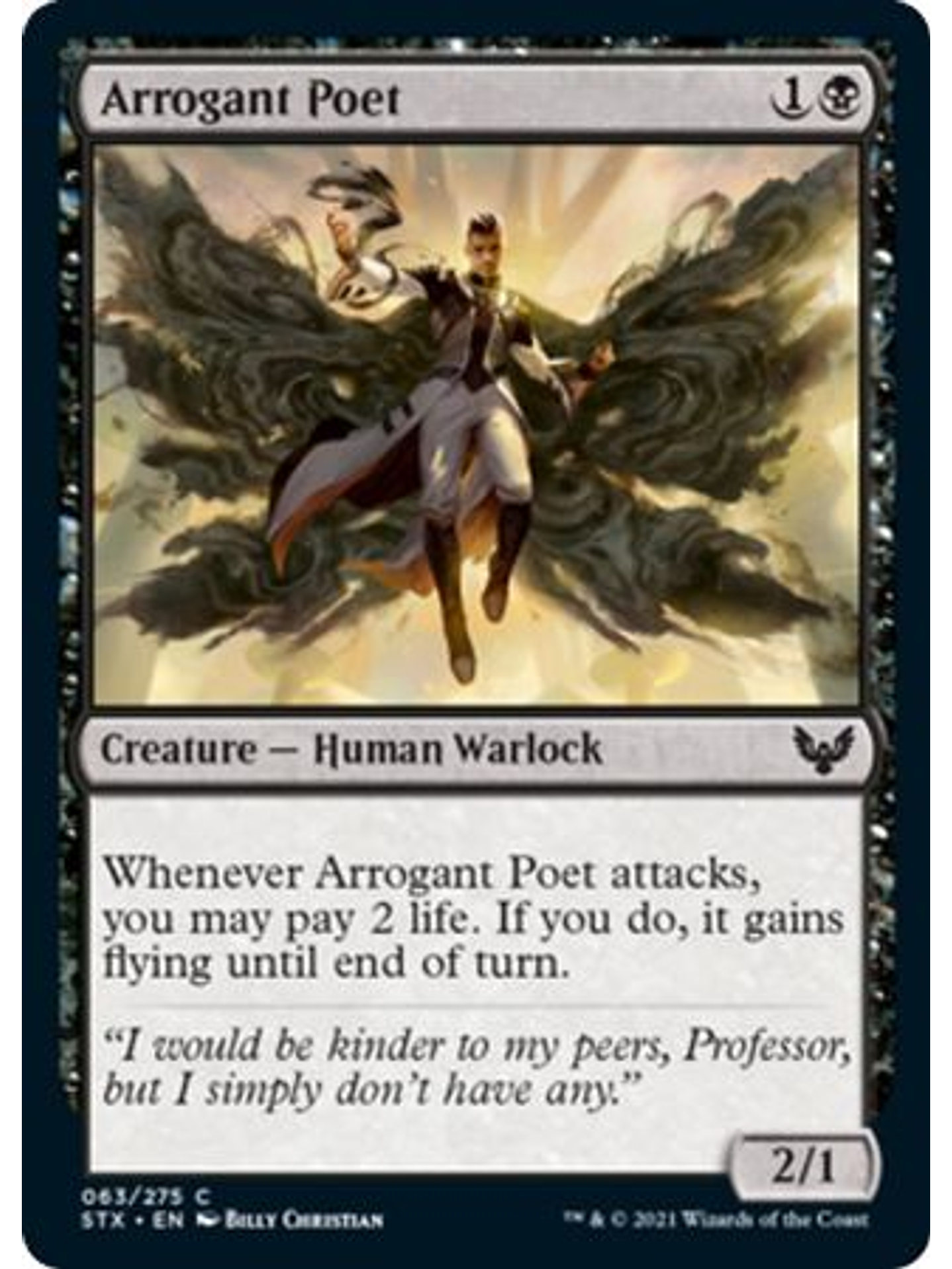 Arrogant Poet 063/275 - Foil 1