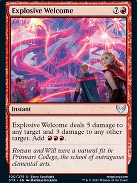 Explosive Welcome 100/275 - Foil