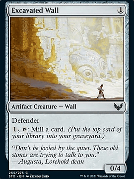 Excavated Wall 255/275 - Foil