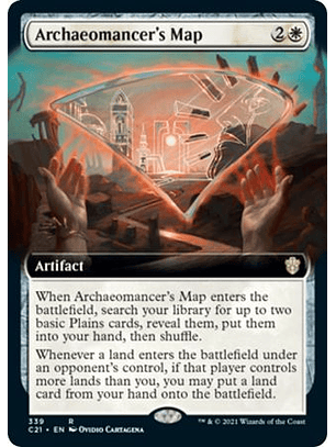Archaeomancer's Map 339 - Extended Art
