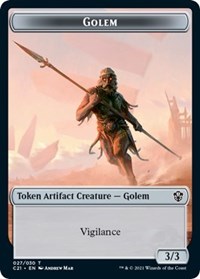 Golem (27) // Thopter Double-sided Token