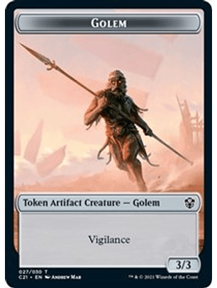 Golem (27) // Thopter Double-sided Token