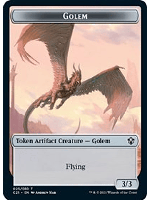 Golem (25) // Thopter Double-sided Token