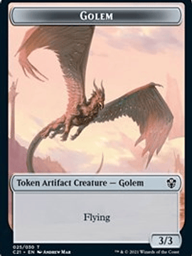 Golem (25) // Thopter Double-sided Token