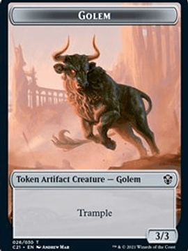 Golem (26) // Thopter Double-sided Token