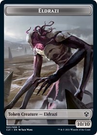 Eldrazi // Champion of Wits Double-sided Token