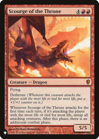 Scourge of the Throne 35/210 - The List