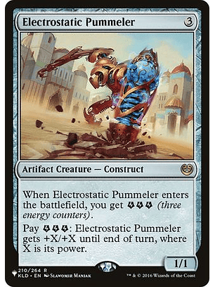 Electrostatic Pummeler 210/264 - The List