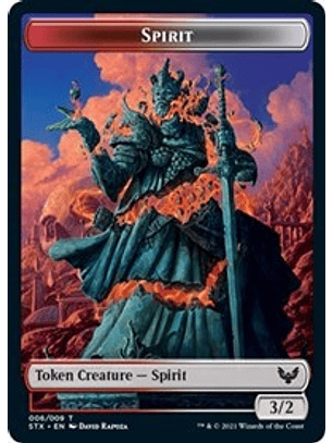 Spirit // Emblem - Lukka, Wayward Bonder Double-sided Token