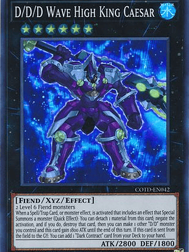 D/d/d Wave High King Caesar - cotd-en042 - Super Rare 1st Edition