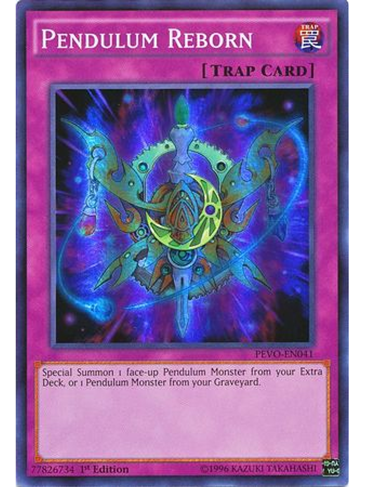 Pendulum Reborn - PEVO-EN041 - Super Rare 1st Edition 1