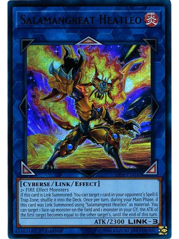 Salamangreat Heatleo - SDSB-EN040 - Ultra Rare 1st Edition 1