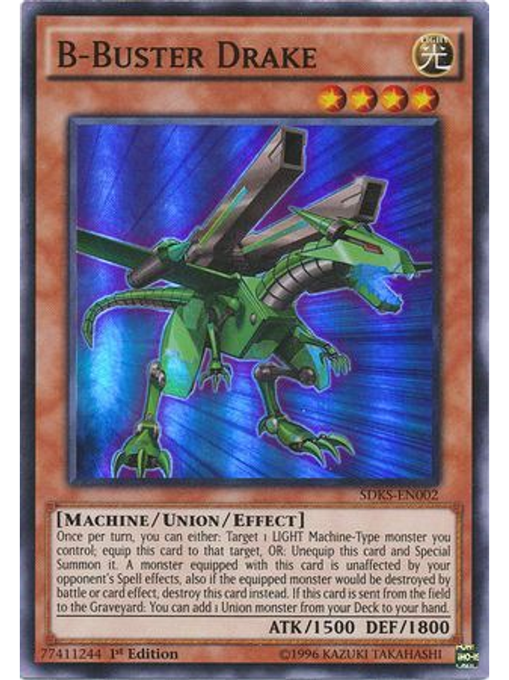 B-Buster Drake - SDKS-EN002 - Super Rare 1st Edition 1