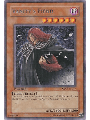 Vanity's Fiend - CDIP-EN017 - Rare 1st Edition