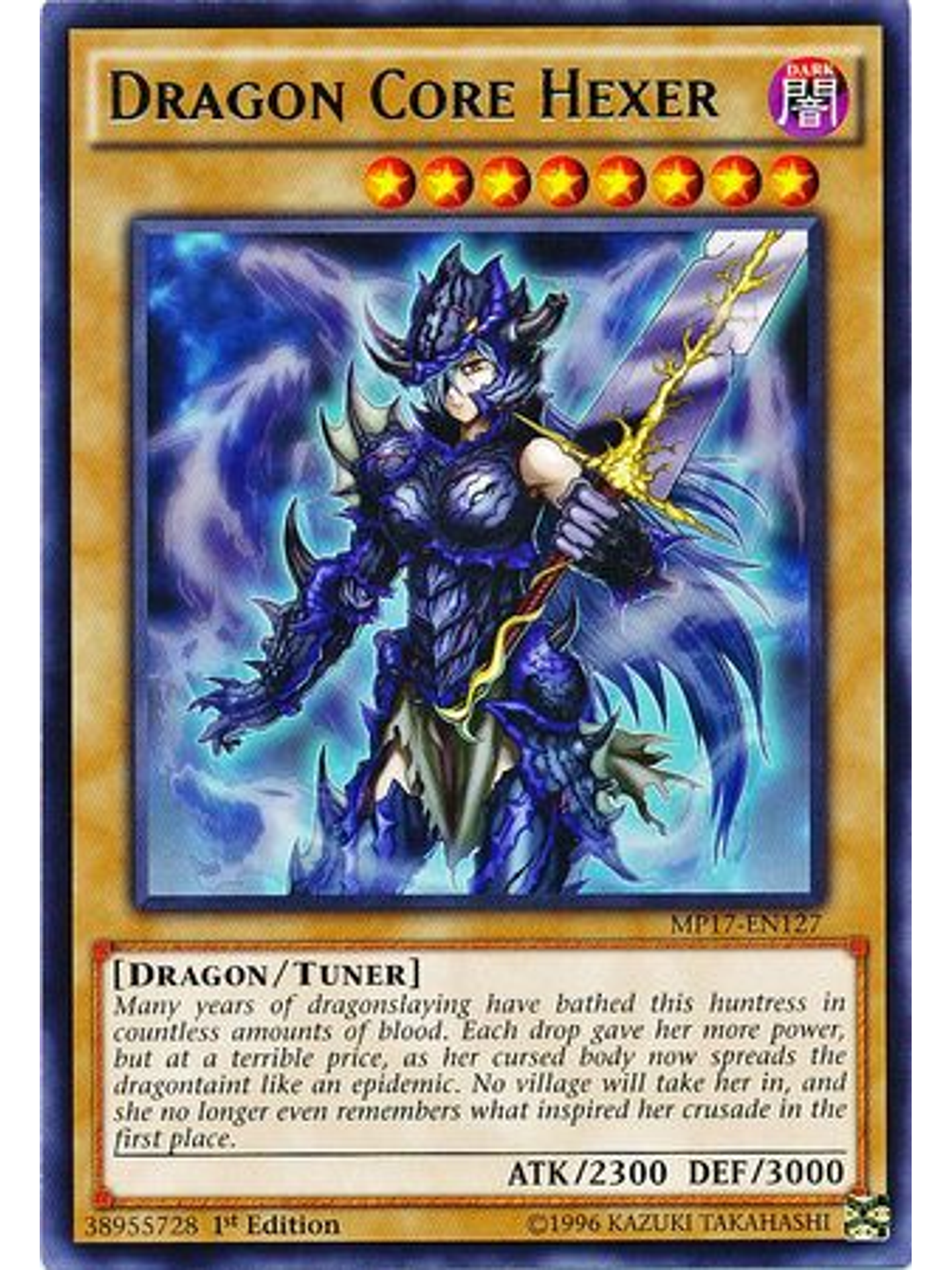 Dragon Core Hexer - MP17-EN127 - Rare 1st Edition 1