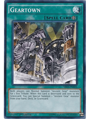 Geartown - SR03-EN025 - Common 1st Edition