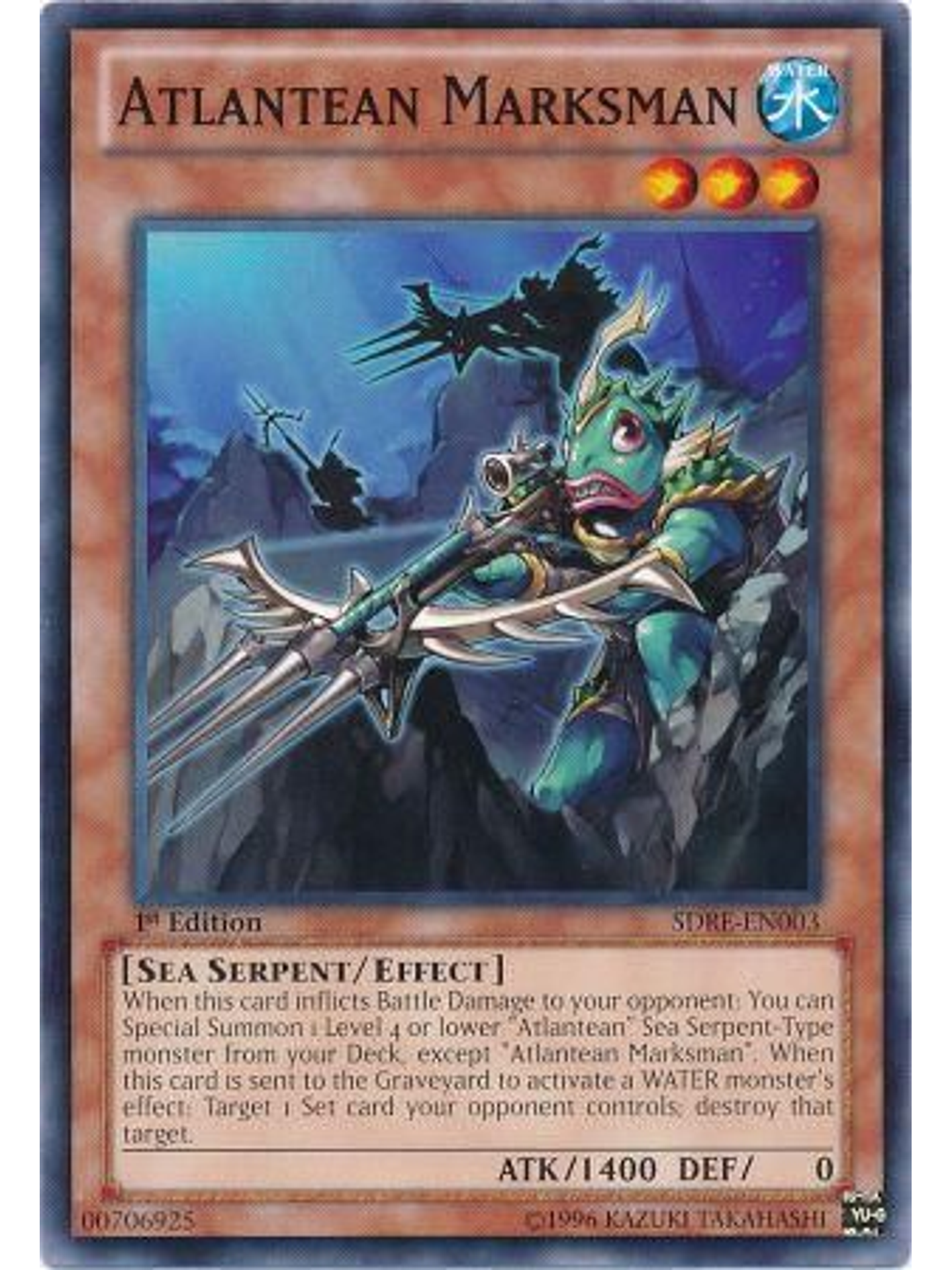 Atlantean Marksman - SDRE-EN003 - Common 1st Edition 1