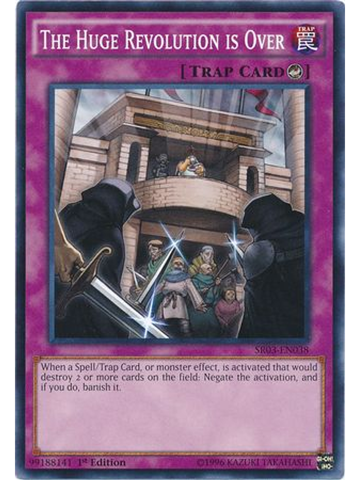 The Huge Revolution is Over - SR03-EN038 - Common 1st Edition 1