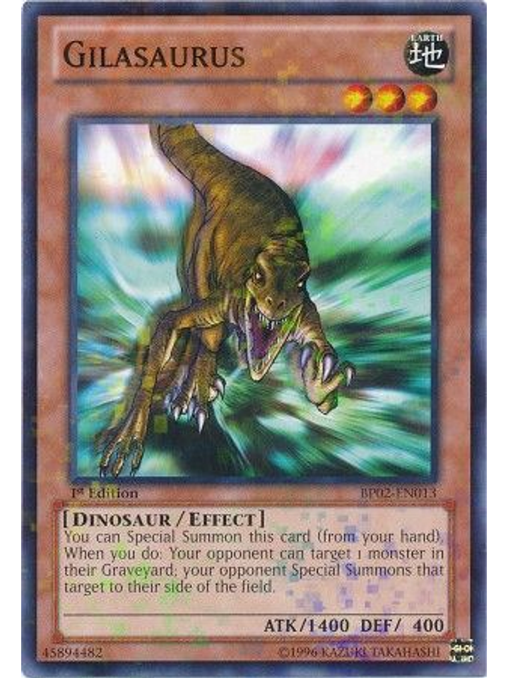 Gilasaurus - BP02-EN013 - Mosaic Rare 1st Edition 1