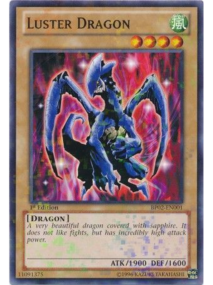 Luster Dragon - BP02-EN001 - Mosaic Rare 1st Edition 1