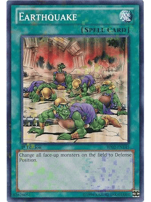 Earthquake - BP02-EN145 - Mosaic Rare 1st Edition