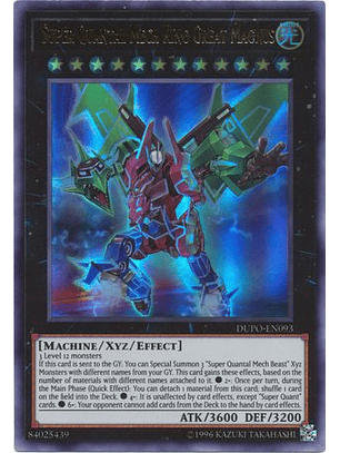 Super Quantal Mech King Great Magnus - DUPO-EN093 - Ultra Rare Unlimited