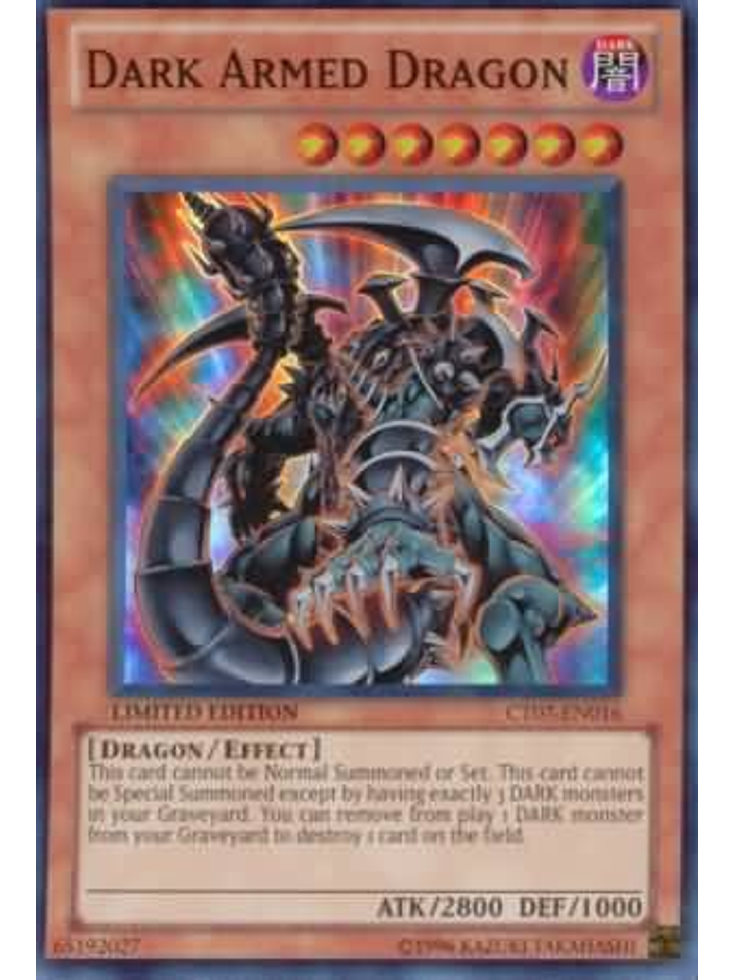Dark Armed Dragon - CT07-EN016 - Super Rare 1