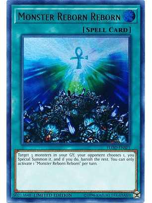 Monster Reborn Reborn - FLOD-ENSP1 - Ultra Rare Limited Edition