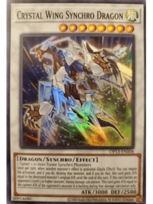 Crystal Wing Synchro Dragon - OP13-EN008 - Super Rare