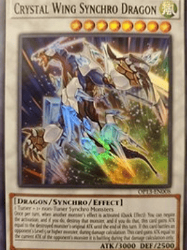 Crystal Wing Synchro Dragon - OP13-EN008 - Super Rare