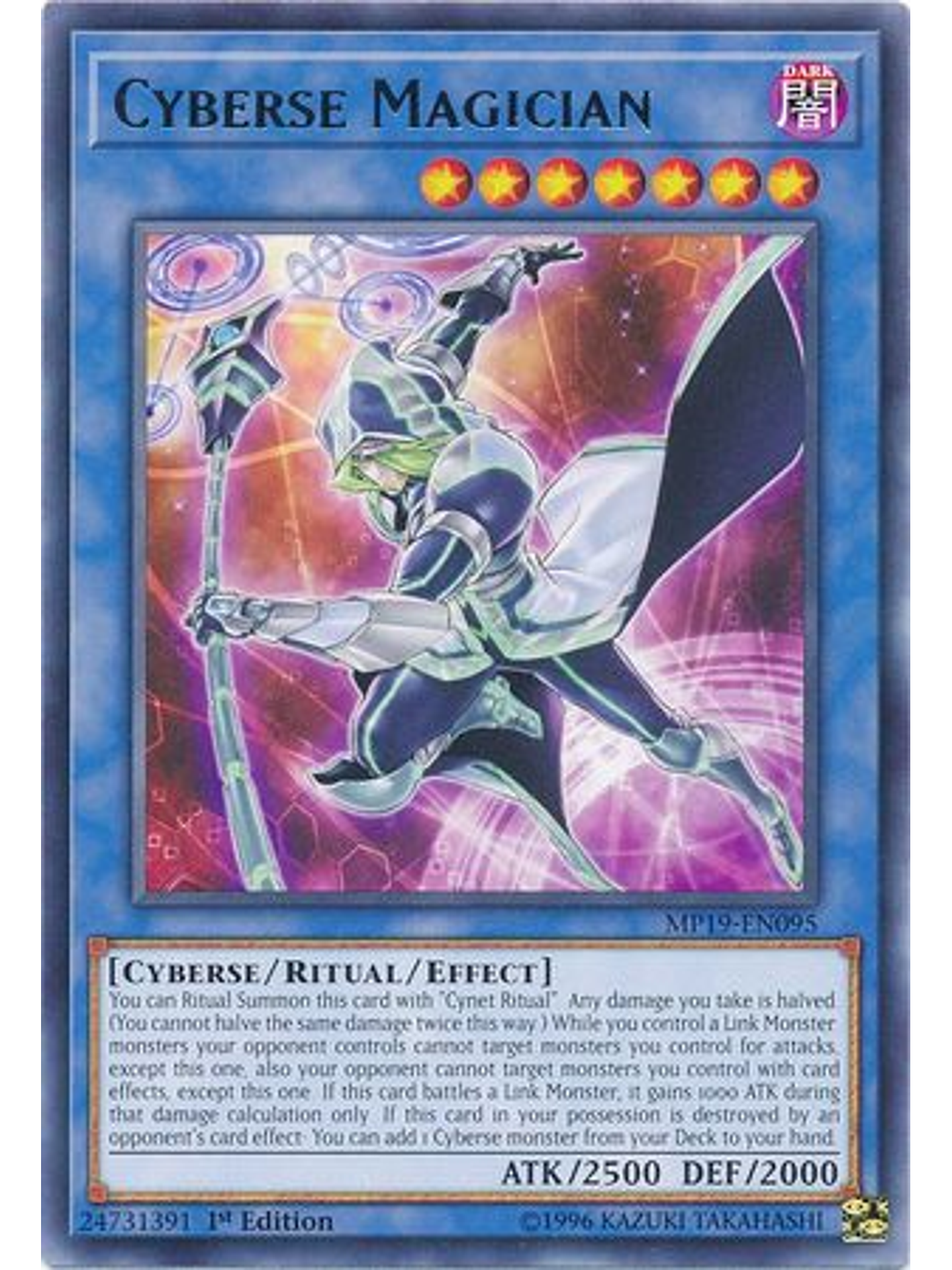 Cyberse Magician - MP19-EN095 - Rare 1st Edition 1
