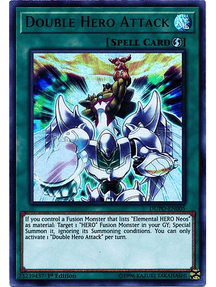 Double Hero Attack - DUPO-EN005 - Ultra Rare 1st Edition