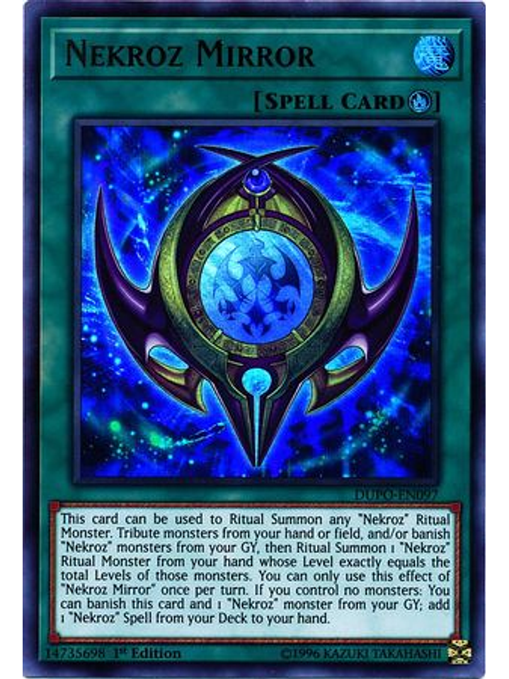 Nekroz Mirror - dupo-en097 - Ultra Rare 1st Edition 1