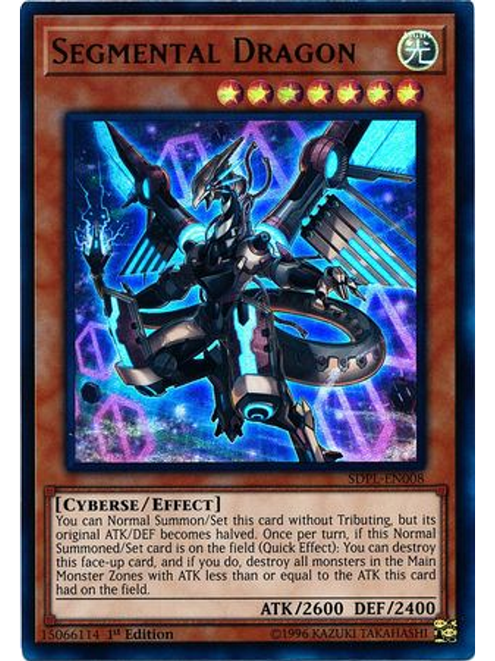 Segmental Dragon - SDPL-EN008 - Ultra Rare 1st Edition 1