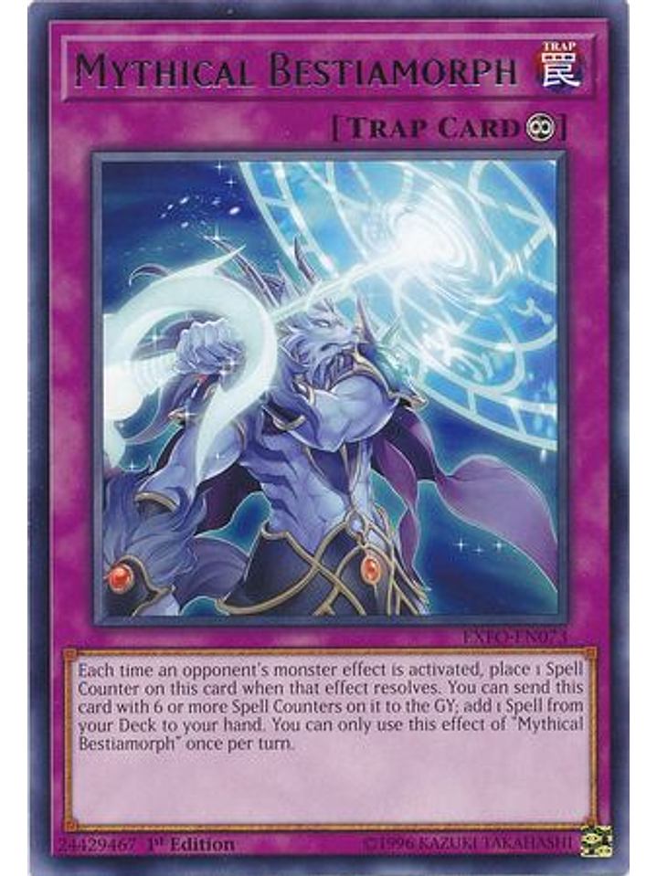 Mythical Bestiamorph - EXFO-EN073 - Rare 1st Edition 1