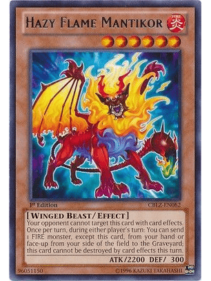 Hazy Flame Mantikor - cblz-en082 - Rare 1st Edition