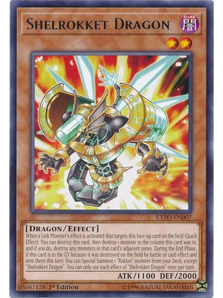 Shelrokket Dragon - exfo-en007 - Rare 1st Edition 1
