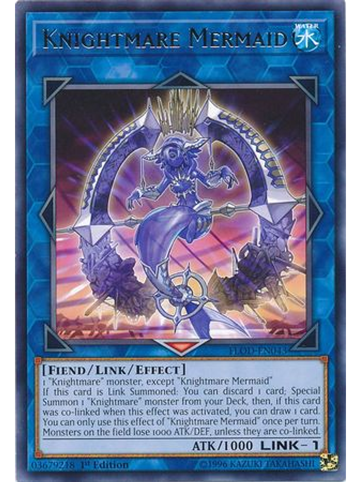Knightmare Mermaid - FLOD-EN043 - Rare 1st Edition 1