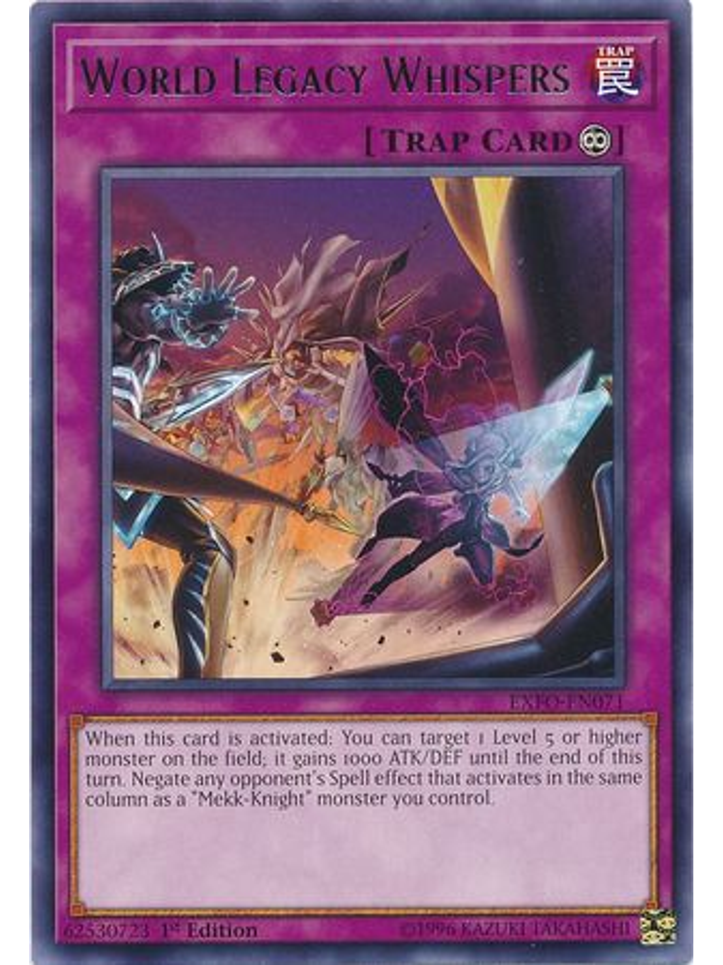 World Legacy Whispers - exfo-en071 - Rare 1st Edition 1