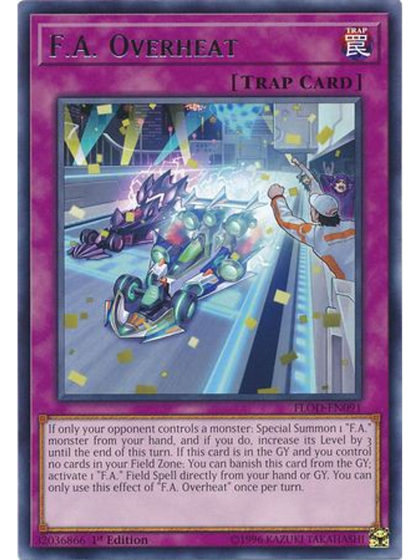 F.A. Overheat - FLOD-EN091 - Rare 1st Edition 1