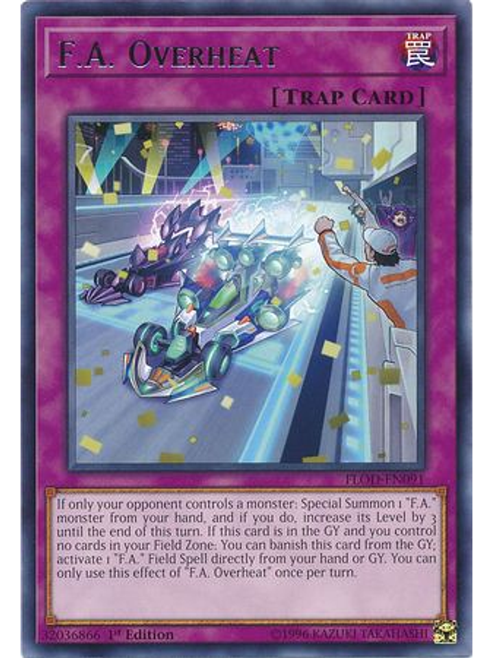 F.A. Overheat - FLOD-EN091 - Rare 1st Edition 1