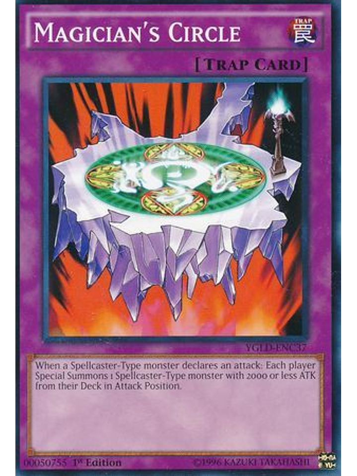 Magician's Circle - YGLD-ENC37 - Common 1st Edition 1