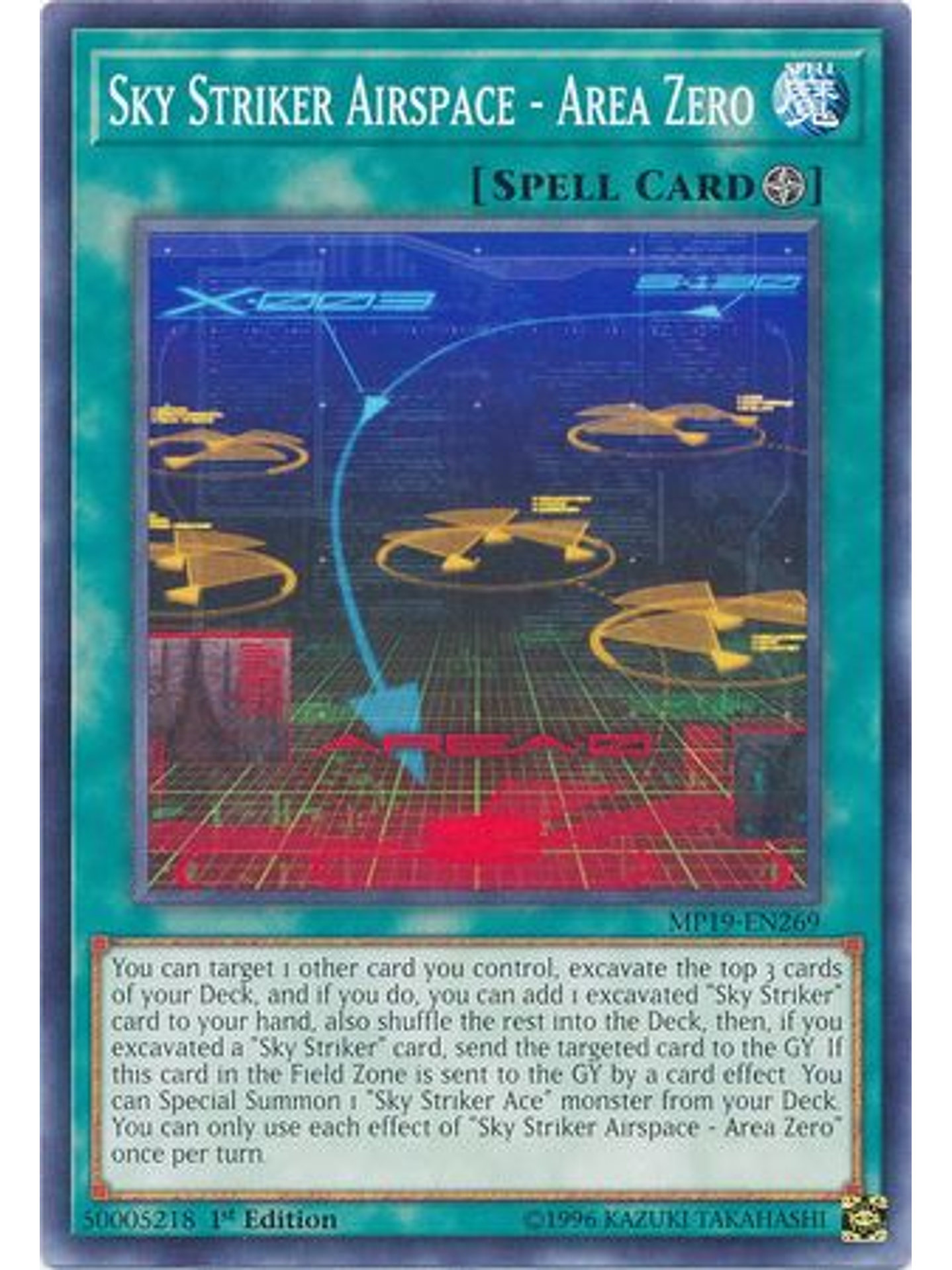 Sky Striker Airspace - Area Zero - mp19-en269 - Common 1st Edition 1