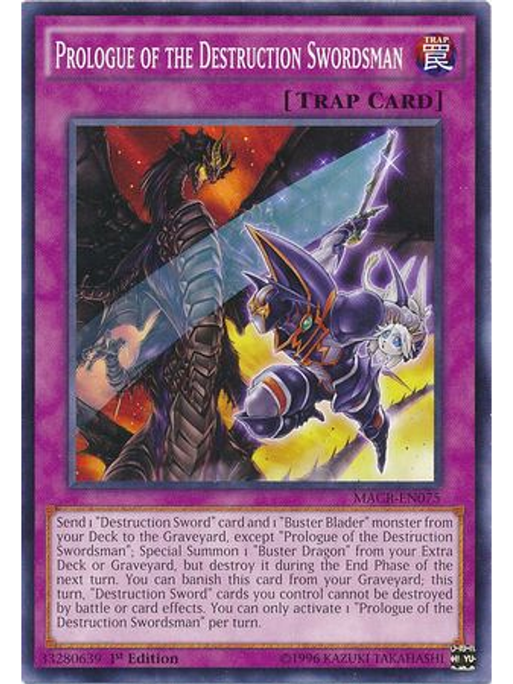 Prologue Of The Destruction Swordsman - macr-en075 - Common 1st Edition 1