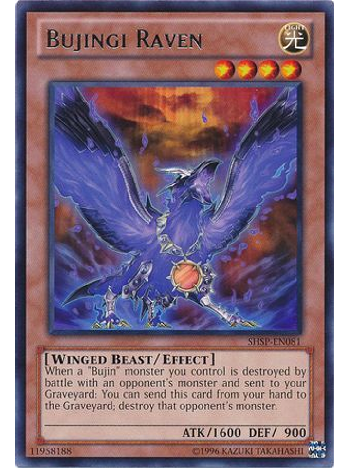 Bujingi Raven - shsp-en081 - Rare Unlimited 1