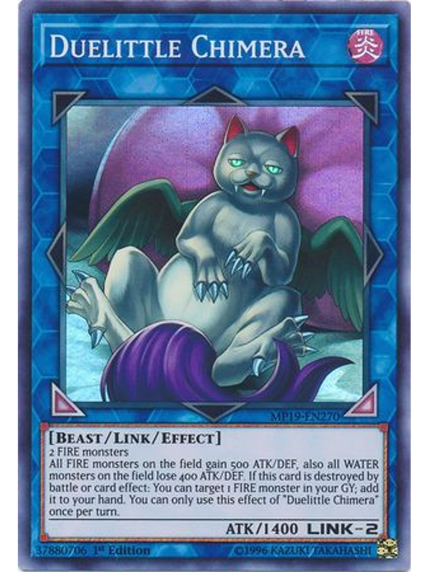 Duelittle Chimera - MP19-EN270 - Super Rare 1st Edition 1