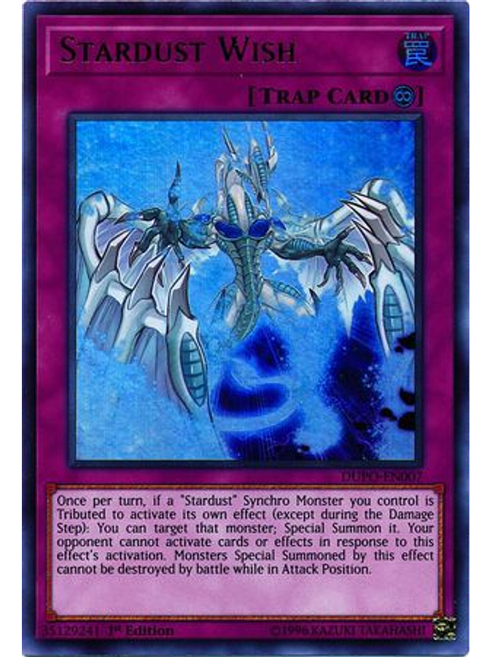 Stardust Wish - DUPO-EN007 - Ultra Rare 1st Edition 1