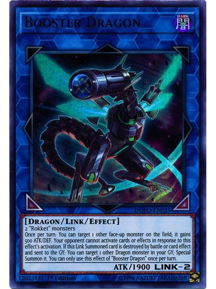 Booster Dragon - DUPO-EN025 - Ultra Rare 1st Edition 1