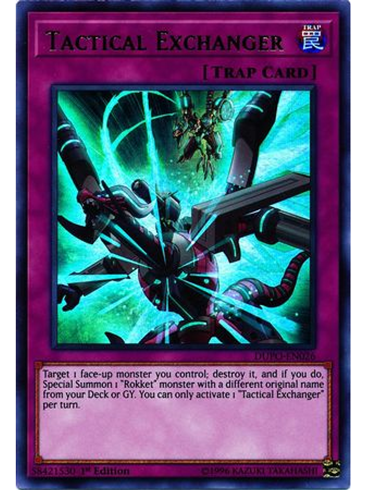 Tactical Exchanger - dupo-en026 - Ultra Rare 1st Edition 1