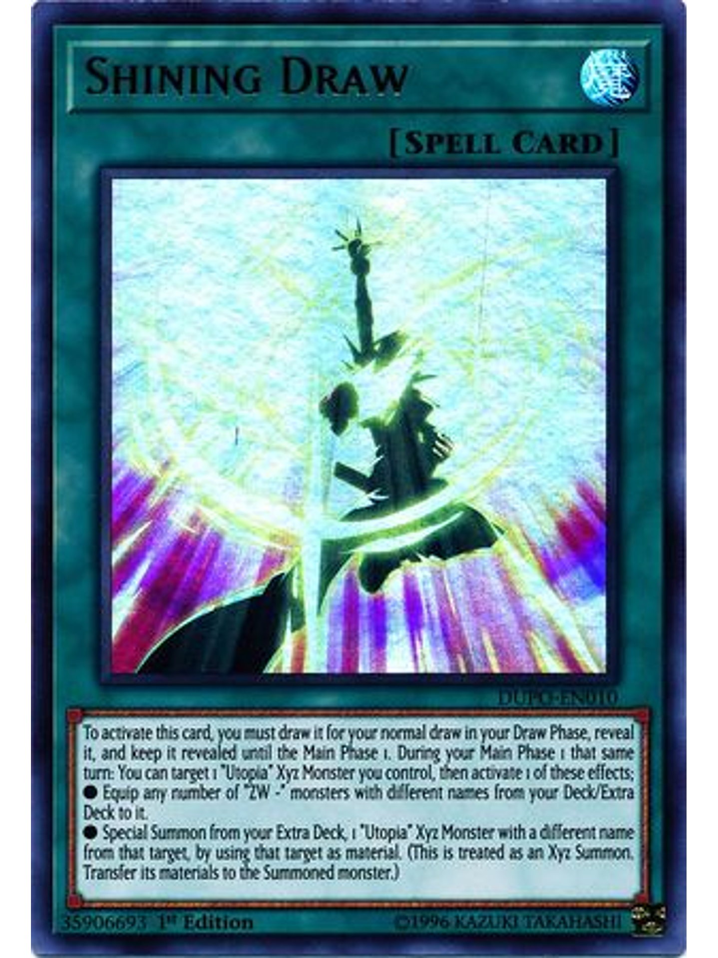 Shining Draw - dupo-en010 - Ultra Rare 1st Edition 1